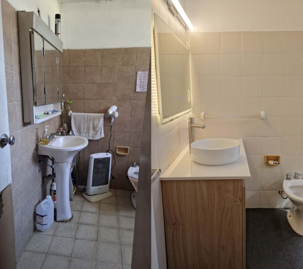 Antes Después baño en Tapia - OMG! Design Studio