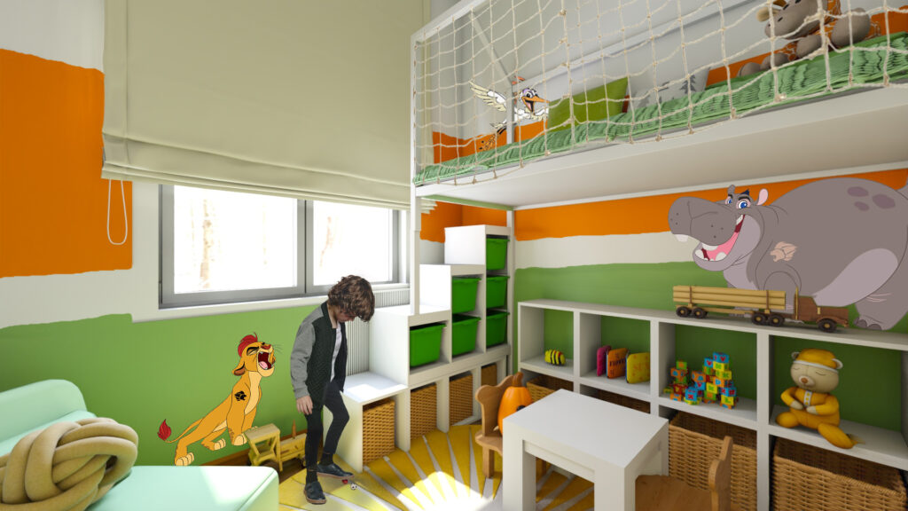 Dormitorio infantil La Guarida del León - OMG! Design Studio