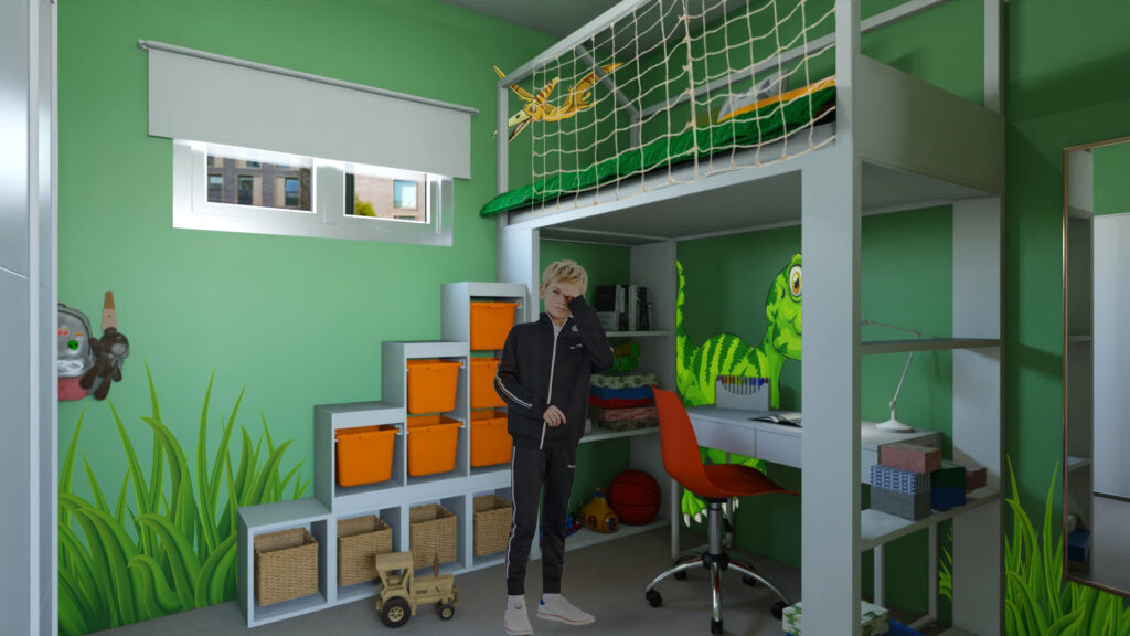 Dormitorio infantil dinosaurios - OMG! Design Studio
