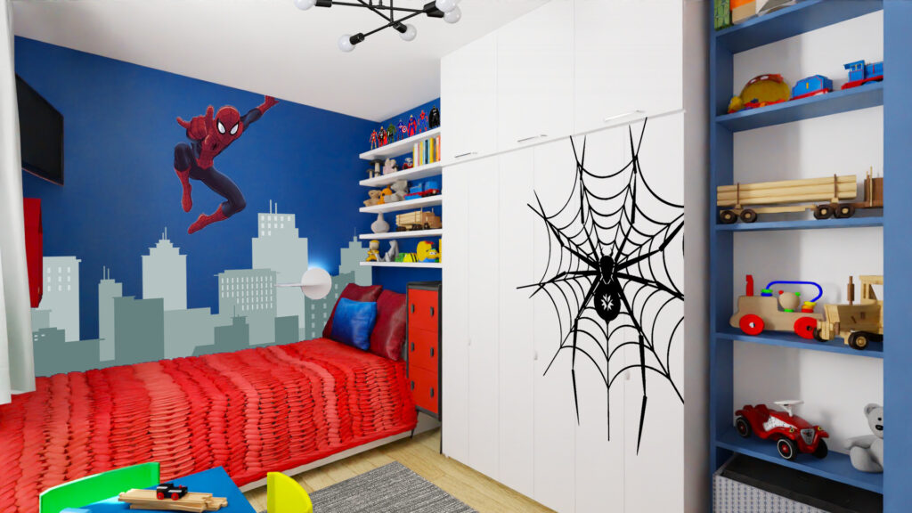 Dormitorios infantiles Spiderman - OMG! Design Studio